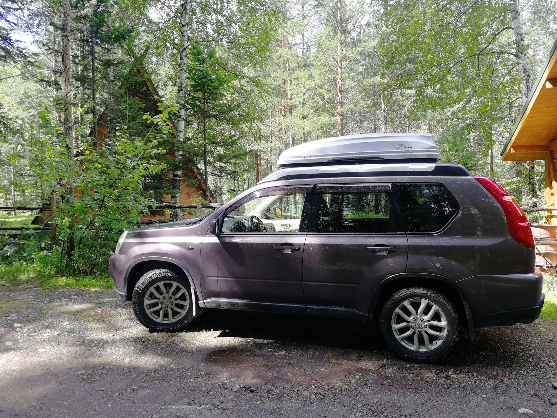 Багажник оригинальный KE732JG010 — Nissan X-Trail II (t31), 2 л, 2011 ...