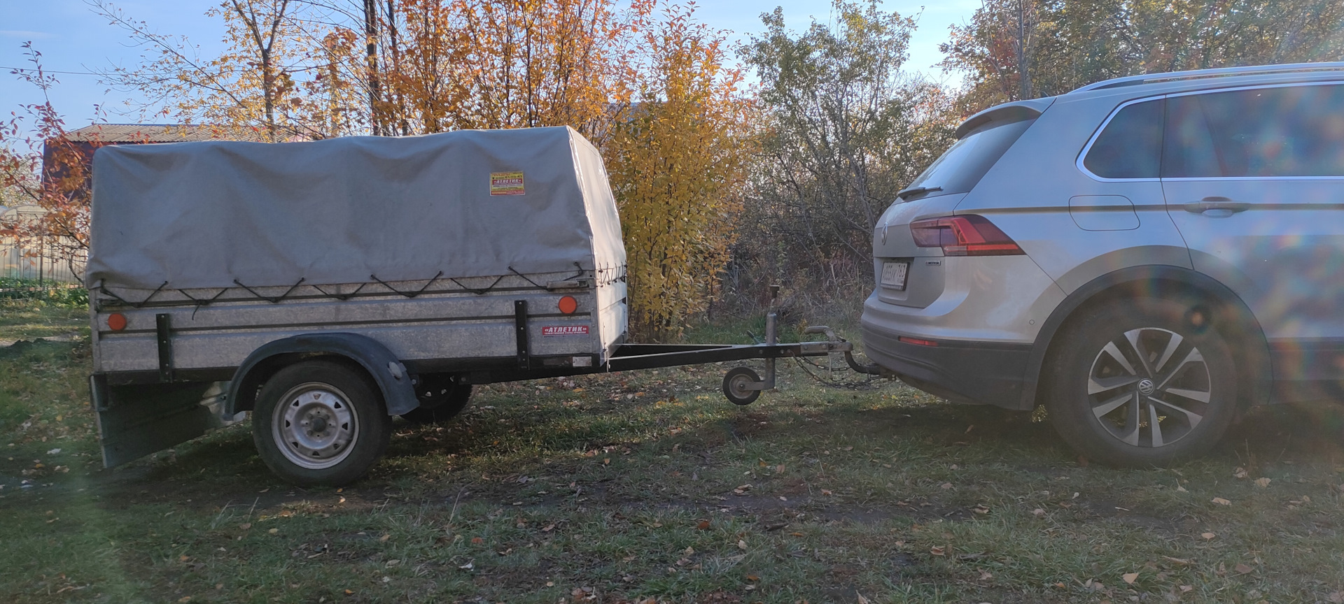 Оригинальный фаркоп (ТСУ) в Тигуан — Volkswagen Tiguan (1G), 2 л, 2014 ...