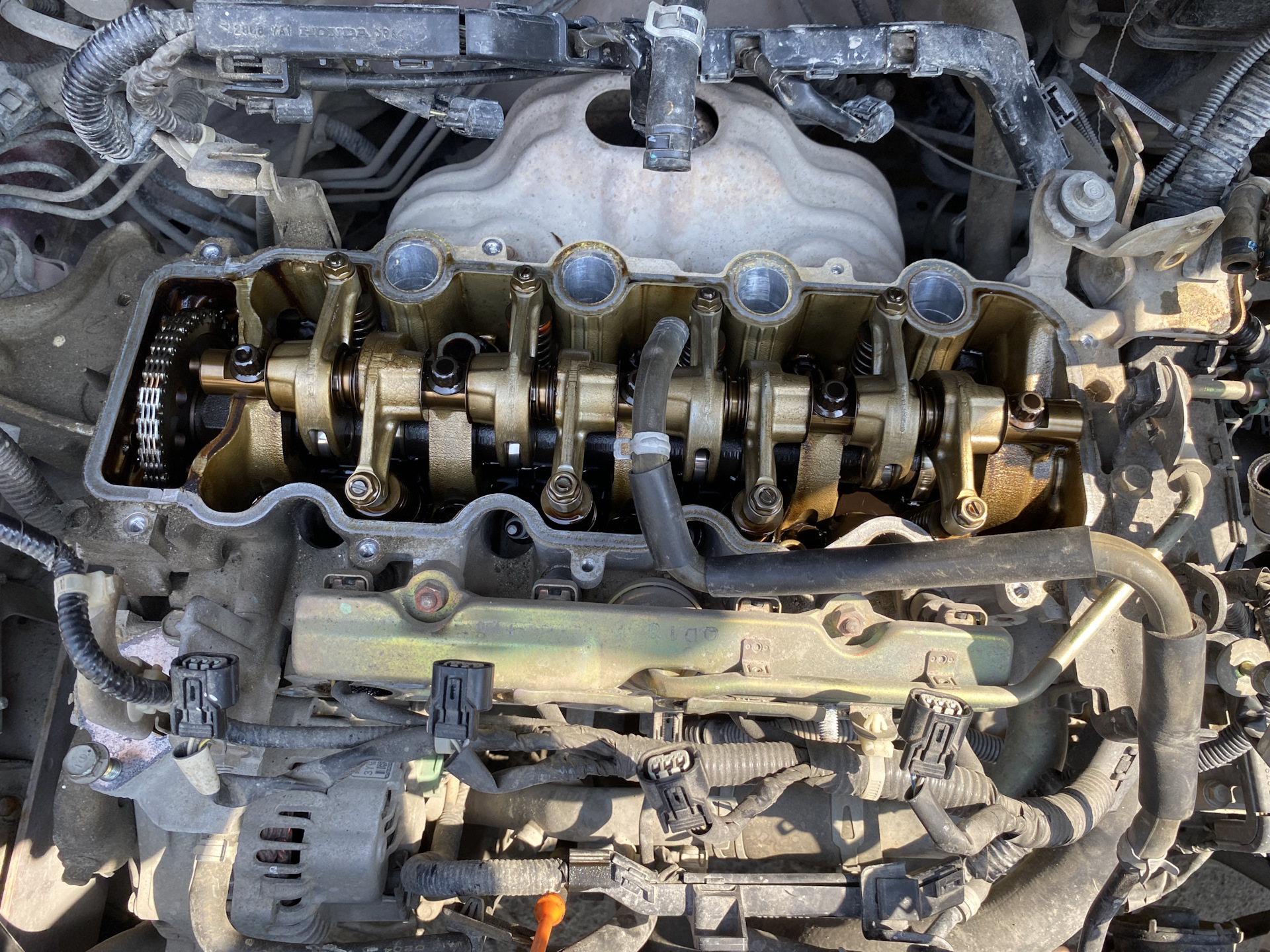 Замена масла и фильтров — Honda Jazz (1G), 1,3 л, 2008 года | визит на ...