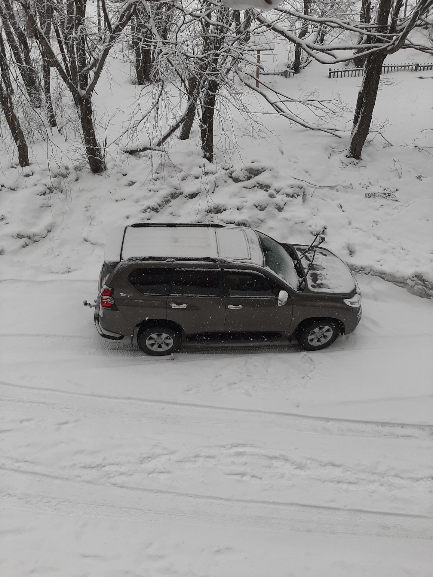 Кукуруза на Крузаке или с первым снегом — Toyota Land Cruiser Prado 150 ...