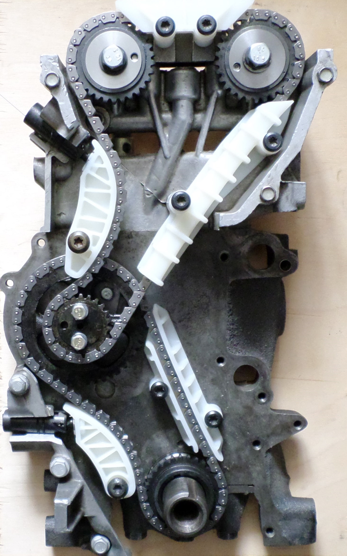 Сколько звеньев в цепи ЗМЗ 406 ? — ГАЗ 3102, 2,5 л, 2003 года ...