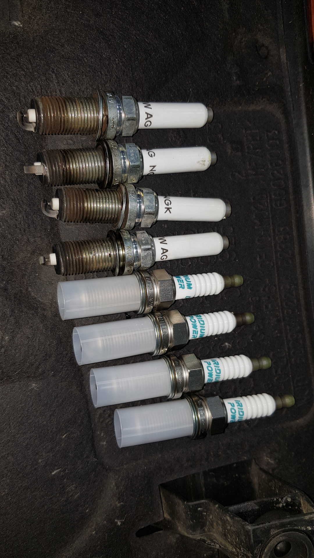 Заводские свечи BOSCH против NGK или почему дрожь на ХХ. — Skoda Superb ...