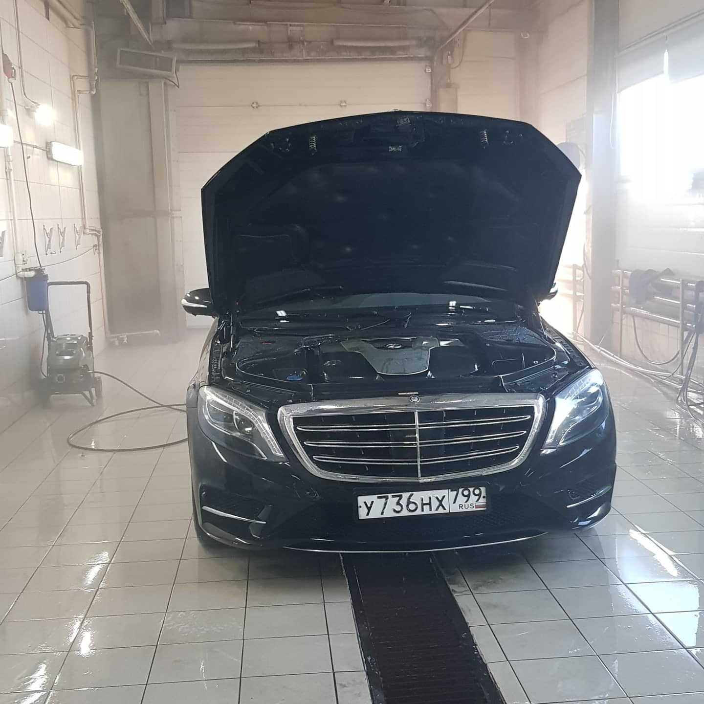 Мойка. — Mercedes-Benz S-Class (W222), 4,7 л, 2014 года | мойка | DRIVE2