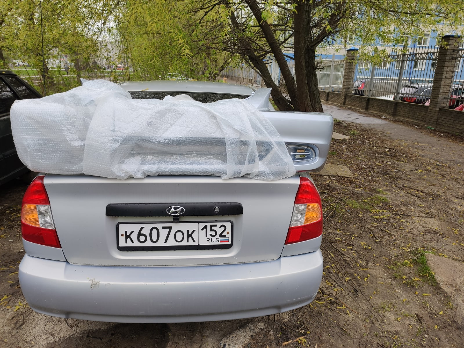 Долгожданная замена капота GORDON в цвет S09. — Hyundai Accent (2G), 1,5 л,  2007 года | кузовной ремонт | DRIVE2