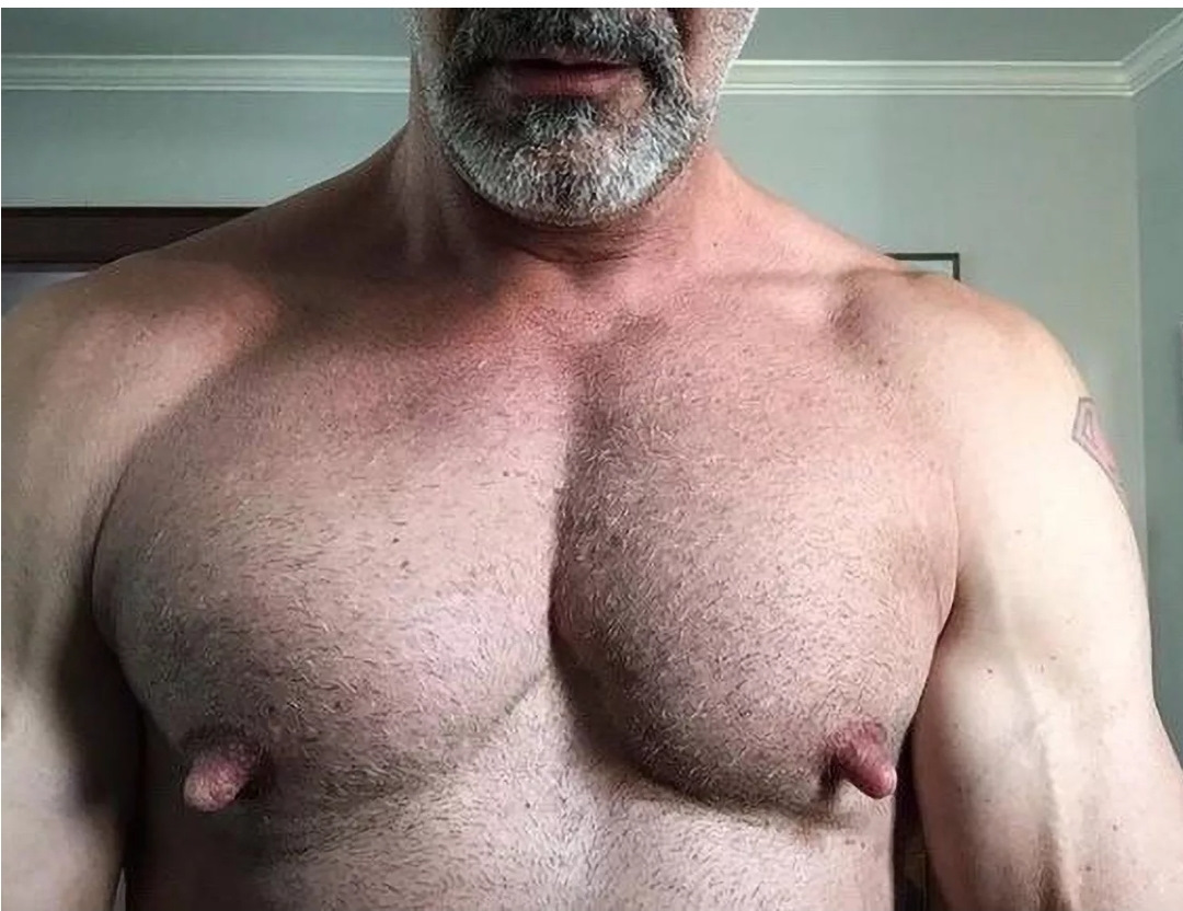 Guy with long nipples