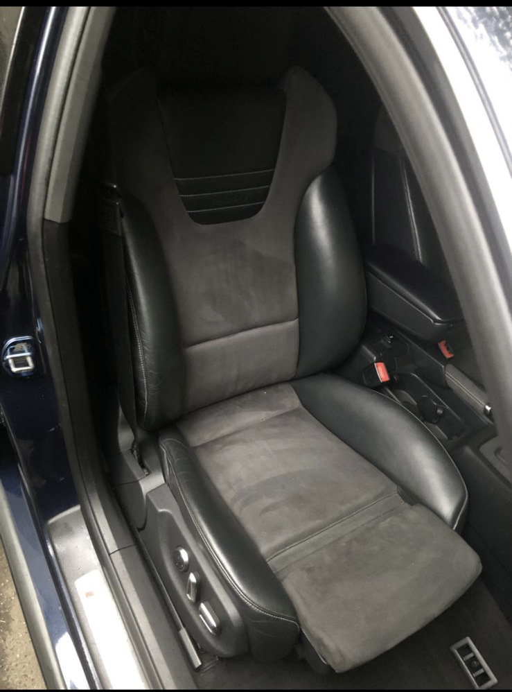 Эпизод 39! Хром кнопки управления сиденьем. — Audi A4 (B7), 2 л, 2007 ...