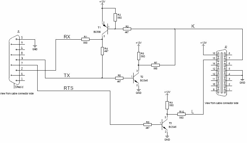 Obd тестер схема