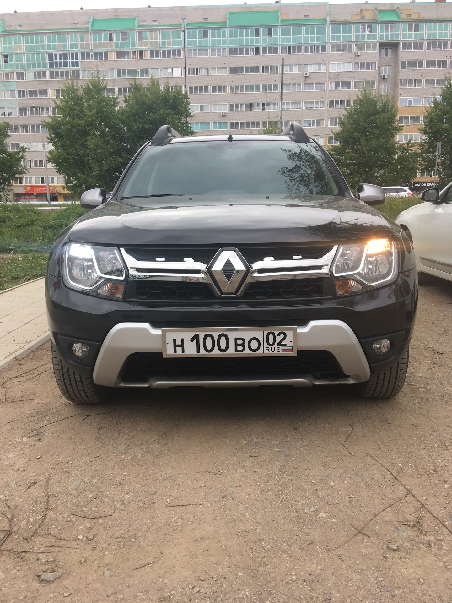 Диодные ДХО и габариты — Renault Duster (1G), 1,5 л, 2018 года ...
