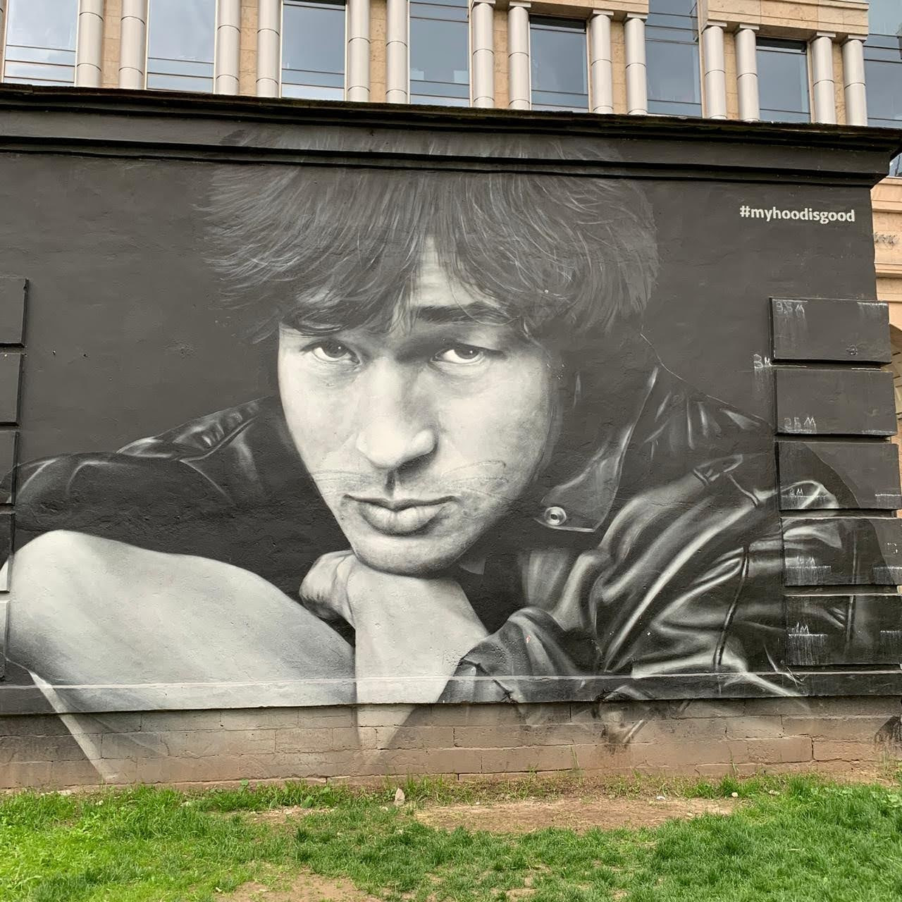 Цой граффити Санкт-Петербург