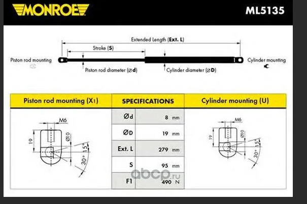 Как поменять газовые упоры? — Mitsubishi Galant (9G), 2,4 л, 2006 года ...