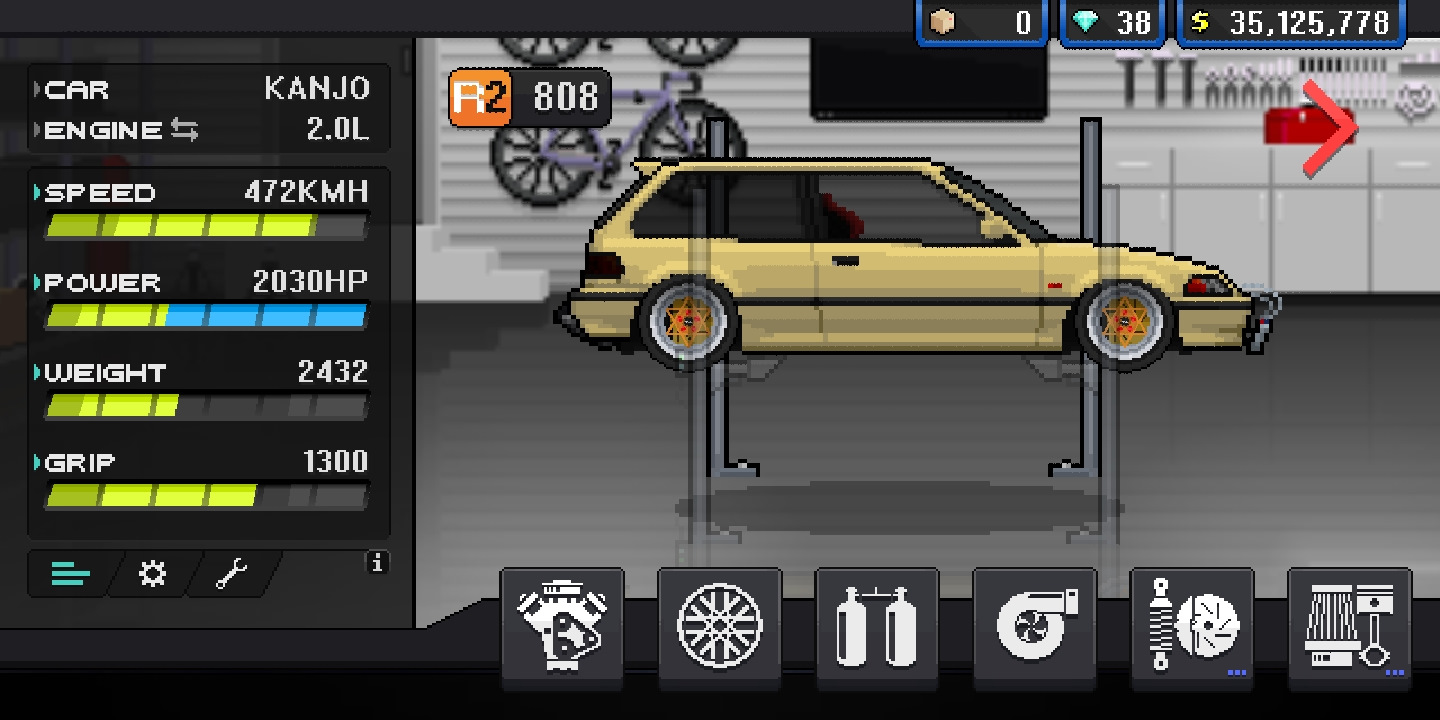 Pixel Car Racer — Honda Civic Hatchback (6G), 1,5 л, 1998 года | другое |  DRIVE2