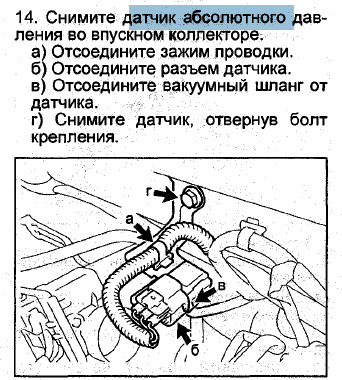 1az fse дроссельная заслонка схема