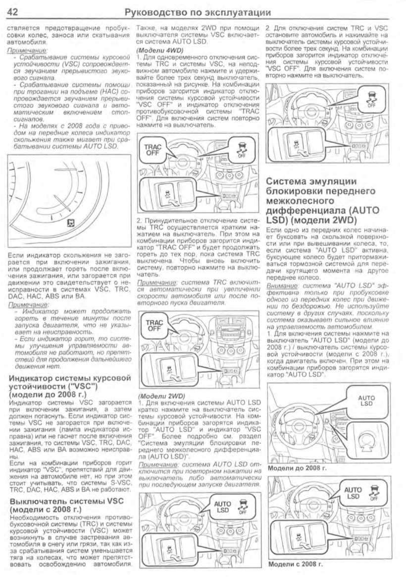 Как работает кнопка TRC VCS и как работает отключение через ручник ...