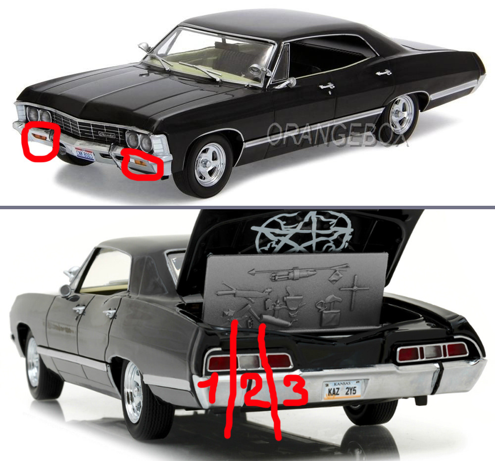 Импала 1967 года…1:18 Greenlight Chevrolet Impala from SUPERNATURAL — DRIVE2