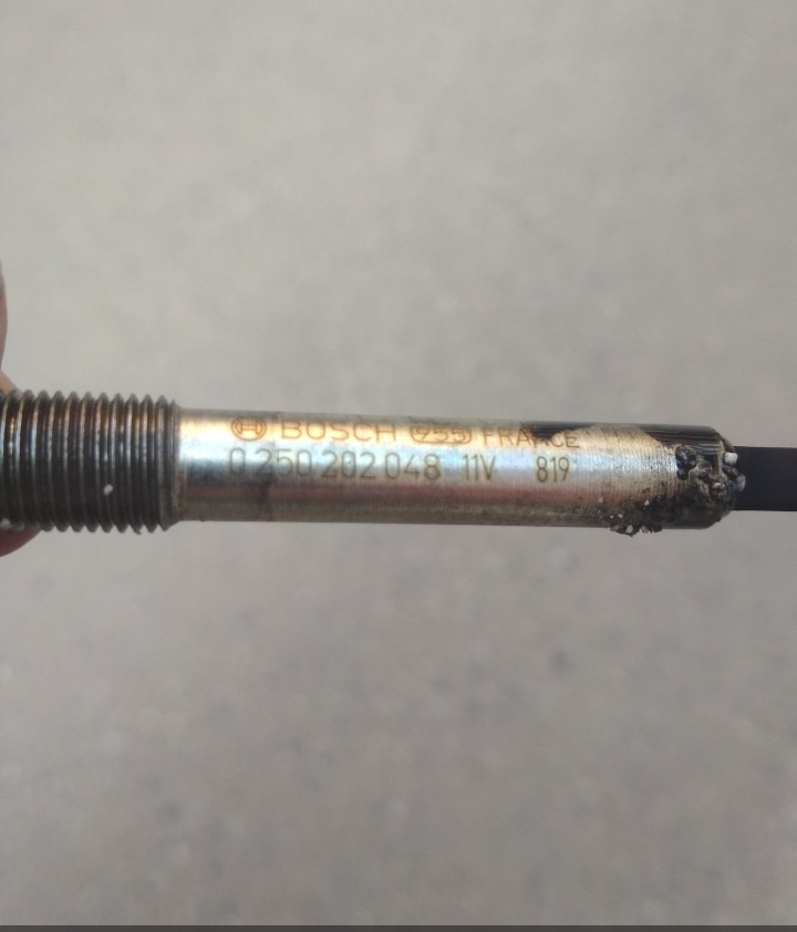 Масло на свечах накаливания. — Сообщество «Diesel Power (Дизельные ДВС ...