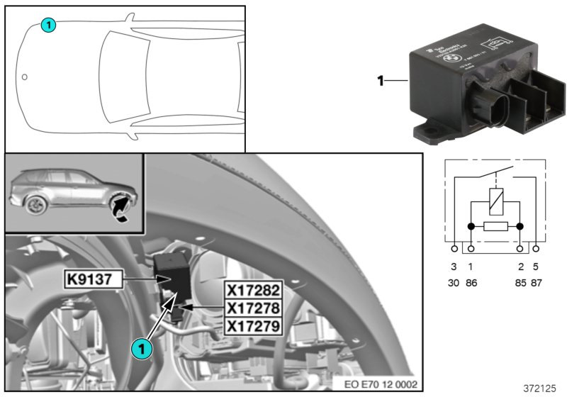 Бмв х5 где находится реле Help help help - BMW X5 (E70), 4,8 л, 2007 года поломка DRIVE2