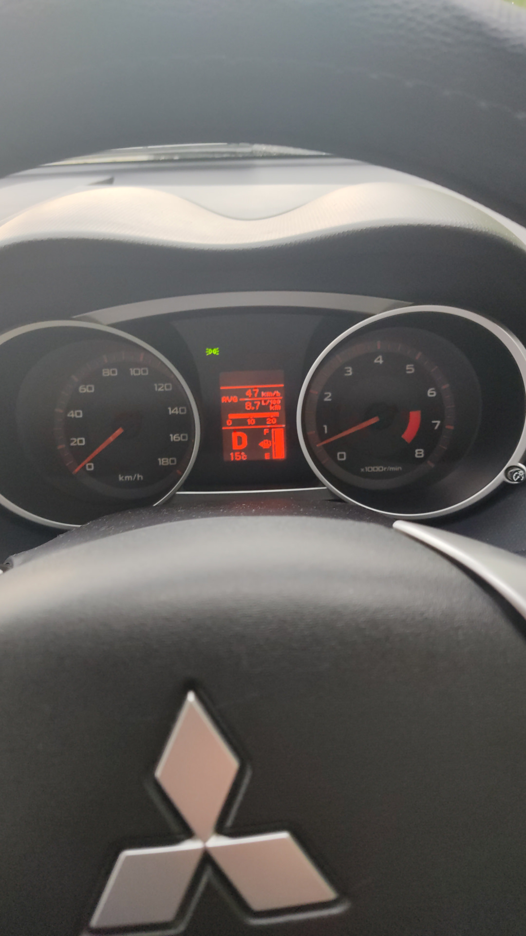 Расход топлива — Mitsubishi Outlander XL, 2,4 л, 2011 года | наблюдение ...