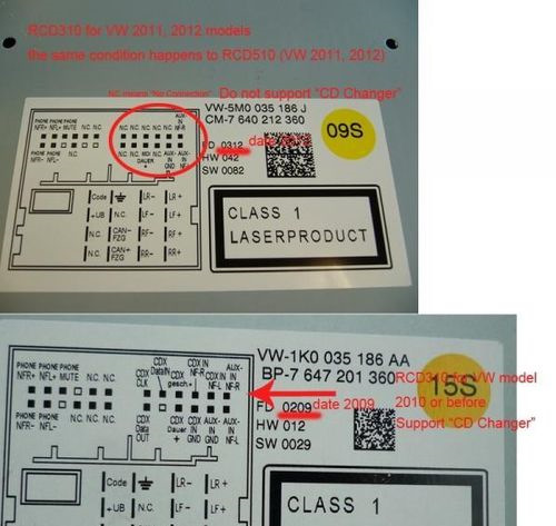 Как подключить магнитолу rcd 310 RCD-310 установка USB адаптера Yatour - Volkswagen Jetta V, 1,6 л, 2010 года авт