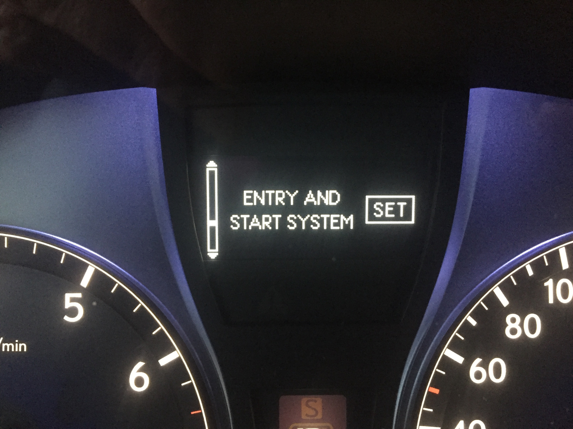 Неисправность системы entry start. Неисправность системы entry start