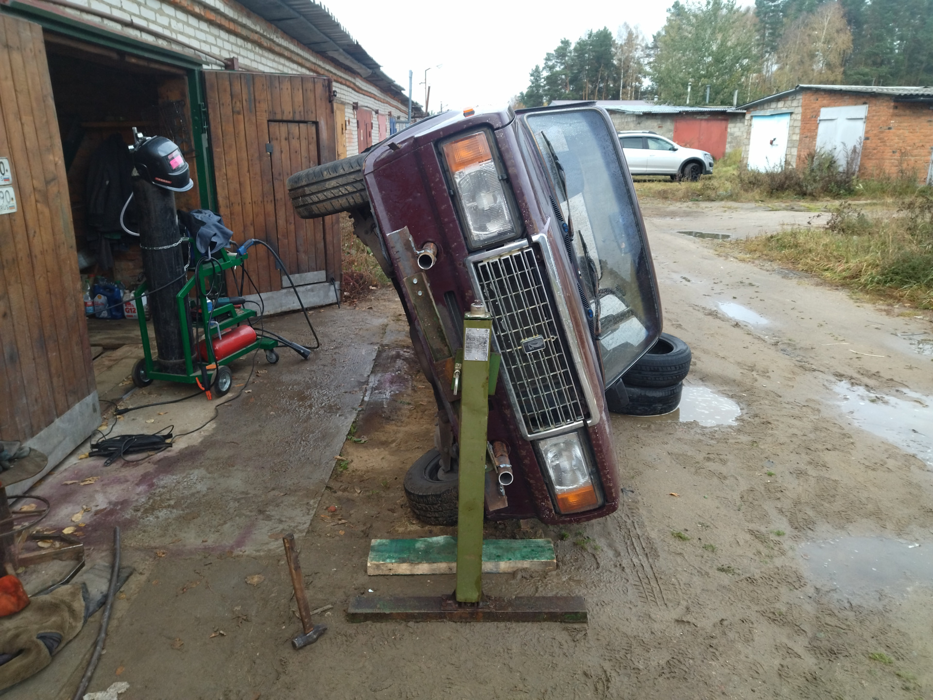 Полезные железяки для ремонта — кран и подъемник-опрокидыватель — Lada  210740, 1,6 л, 2010 года | своими руками | DRIVE2