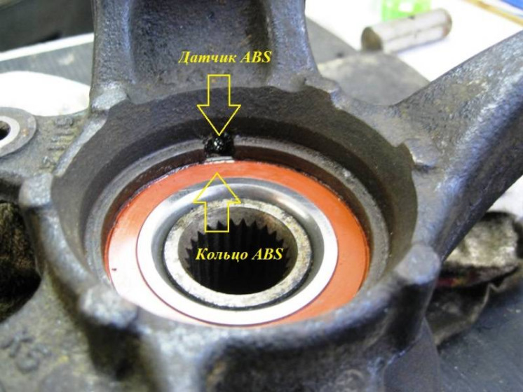 как высверлить датчик абс