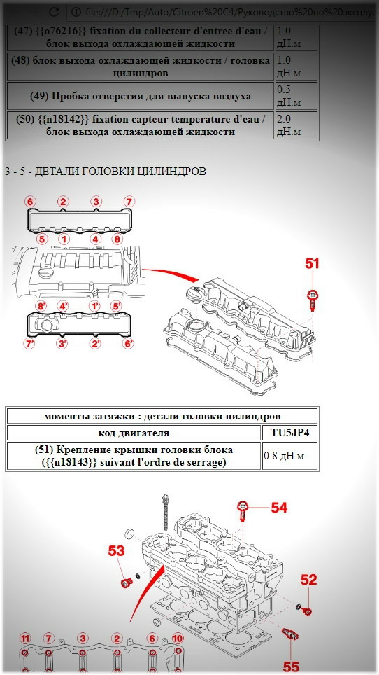 Пежо 307 протяжка гбц