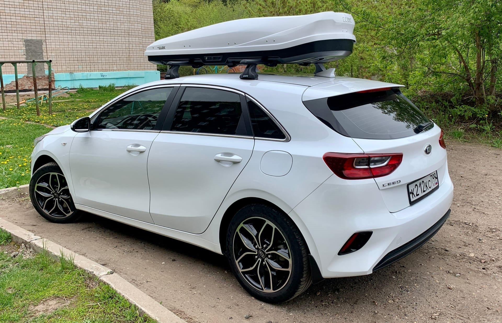 Багажник на крышу Lux на Kia Ceed CD. — KIA Ceed (3G), 1,6 л, 2018 года ...