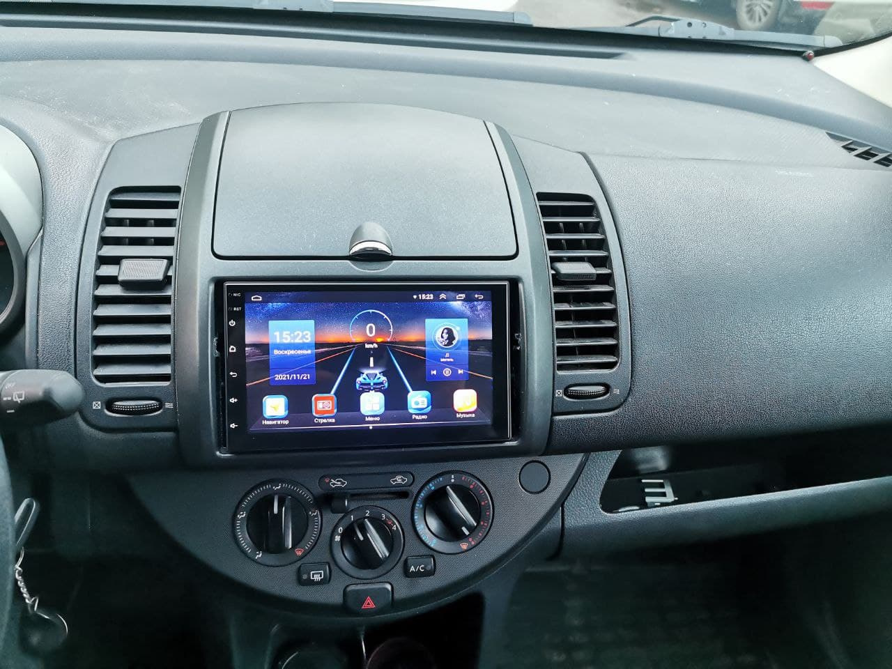 Установка автозвука и 2DIN магнитолы из Китая на NOTE E11 — Nissan Note ...
