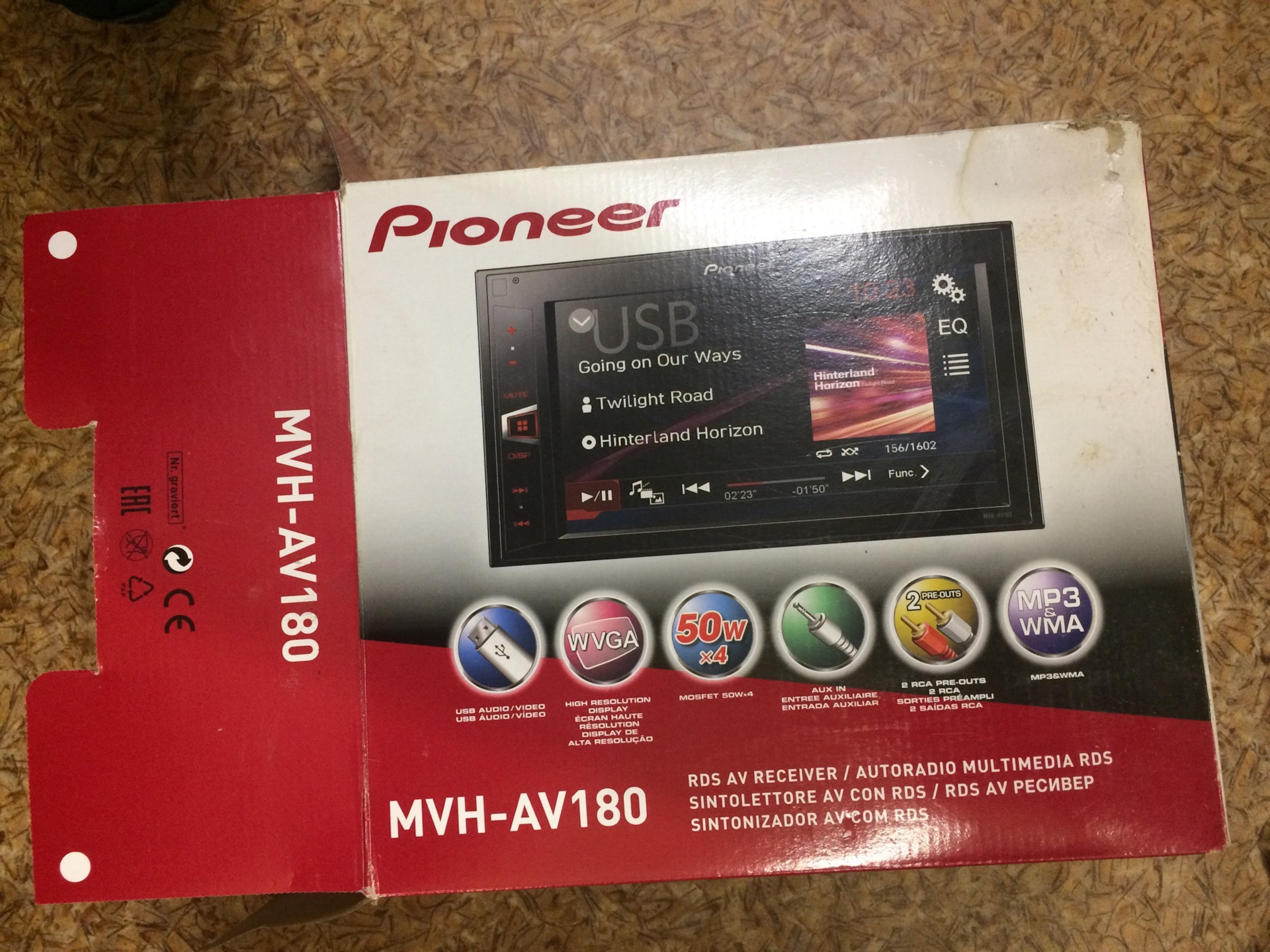 Автомагнитола pioneer mvh 580av инструкция