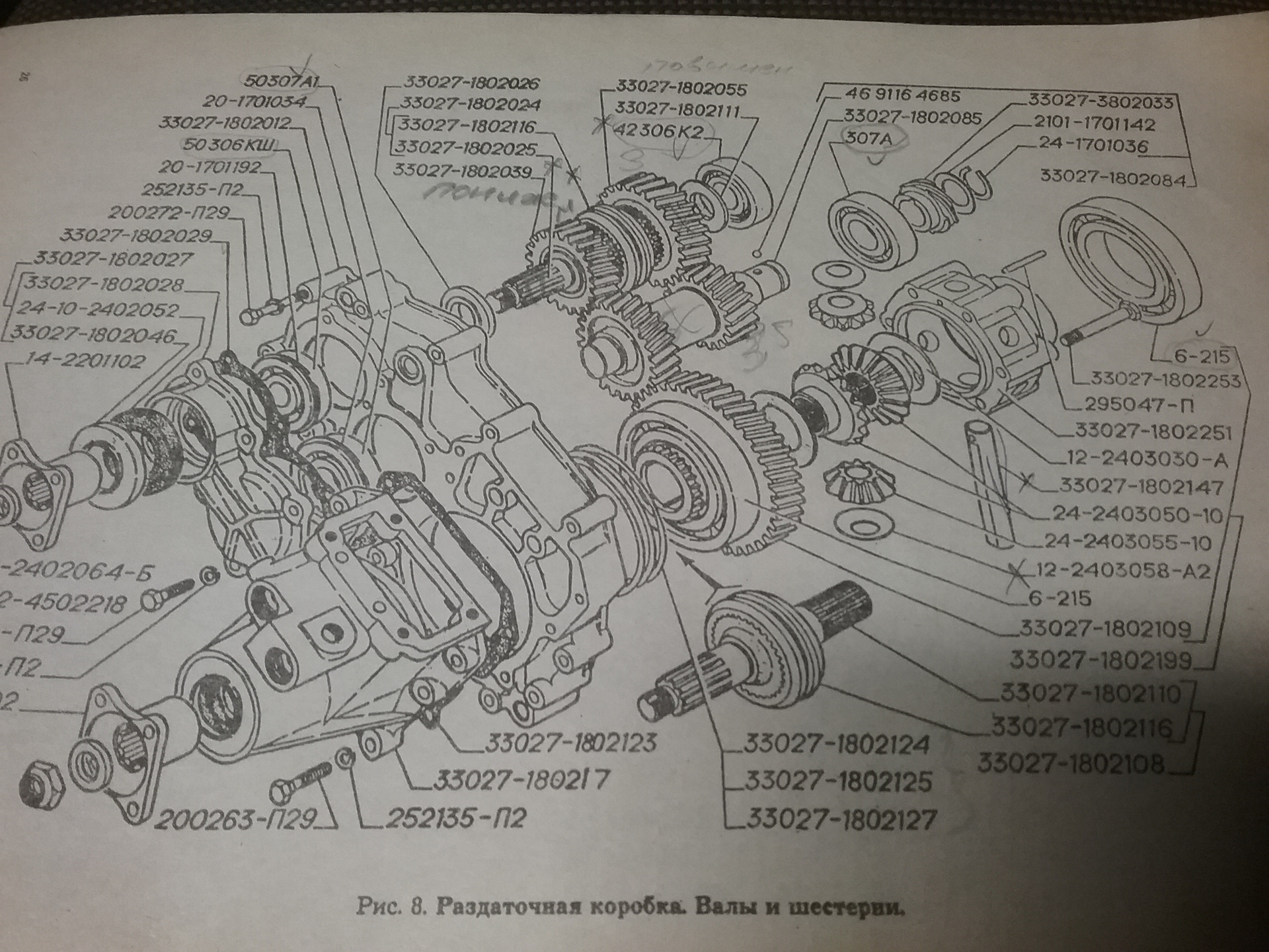 Газ 33027 раздаточная коробка