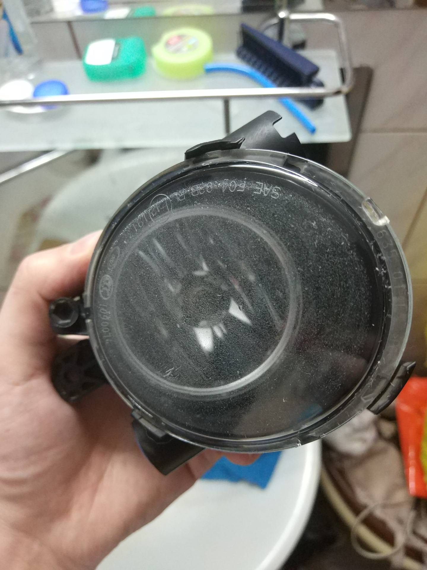 ПТФ. Замена на линзы. Подключение шторки линзы — Volvo XC70 III, 2,4 л ...