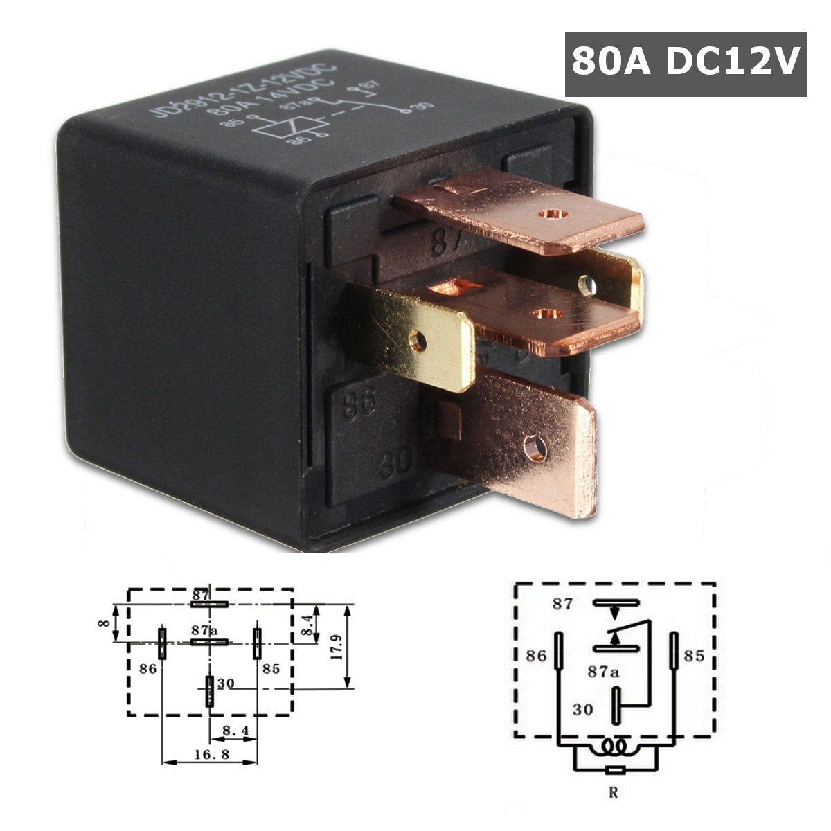 Реле автомобильное 12v 40a 902.3747-РК