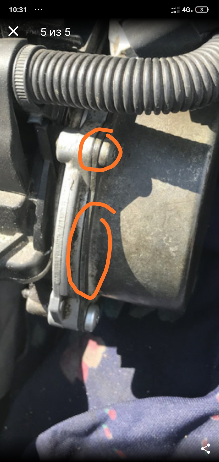 Замена прокладок вакуумного насоса — Peugeot 308 (1G), 1,6 л, 2009 года ...