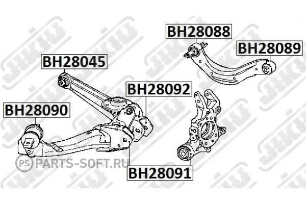 Замена сайлентблоков задних рычагов — Honda Civic 4D (8G), 1,8 л., 2008 ...