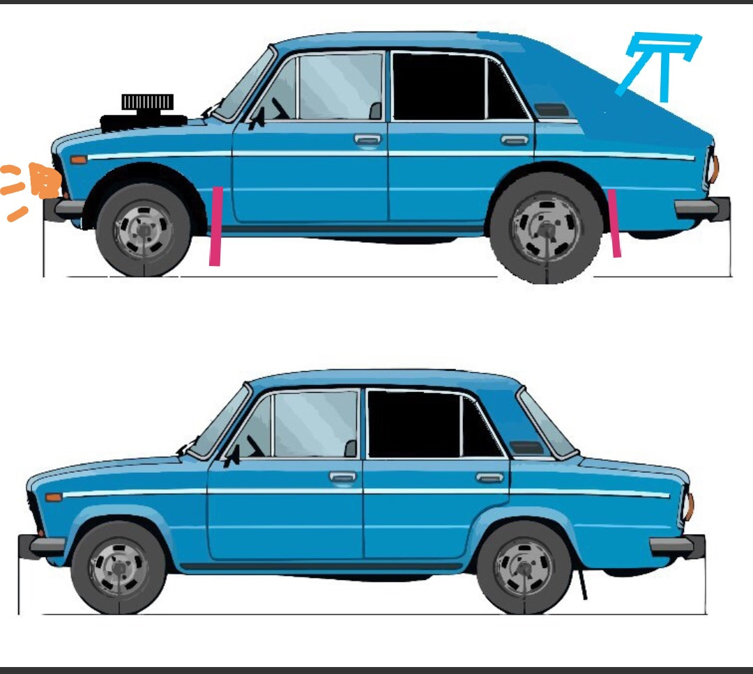 Жига размер. ВАЗ 2107 сбоку. Жигули ВАЗ 2106 сбоку. ВАЗ 2106 сбоку чертеж.