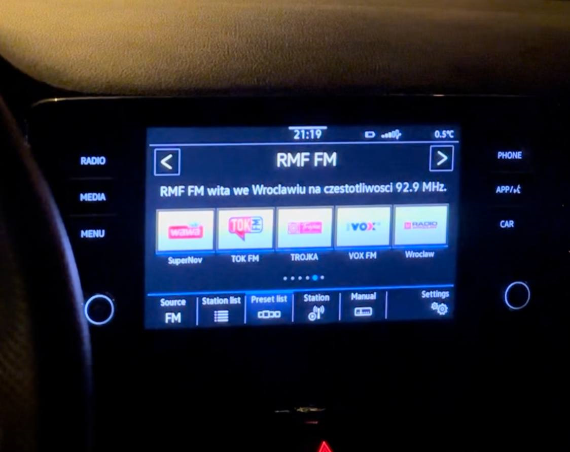 Иконки радиостанций — Volkswagen Tiguan (2G), 2 л, 2020 года | автозвук ...