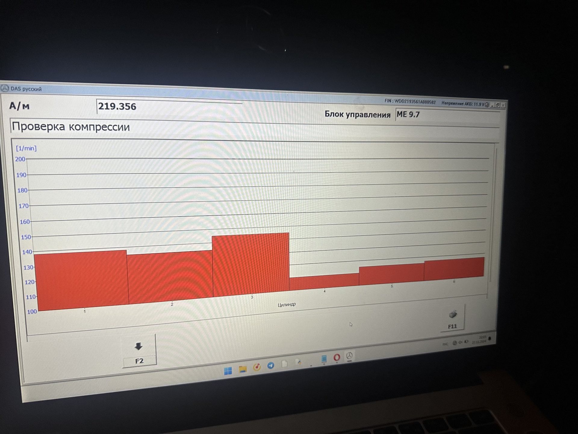 OpenPort 2.0 +XENTRY — Mercedes-Benz CLS (W219), 3,5 л, 2004 года