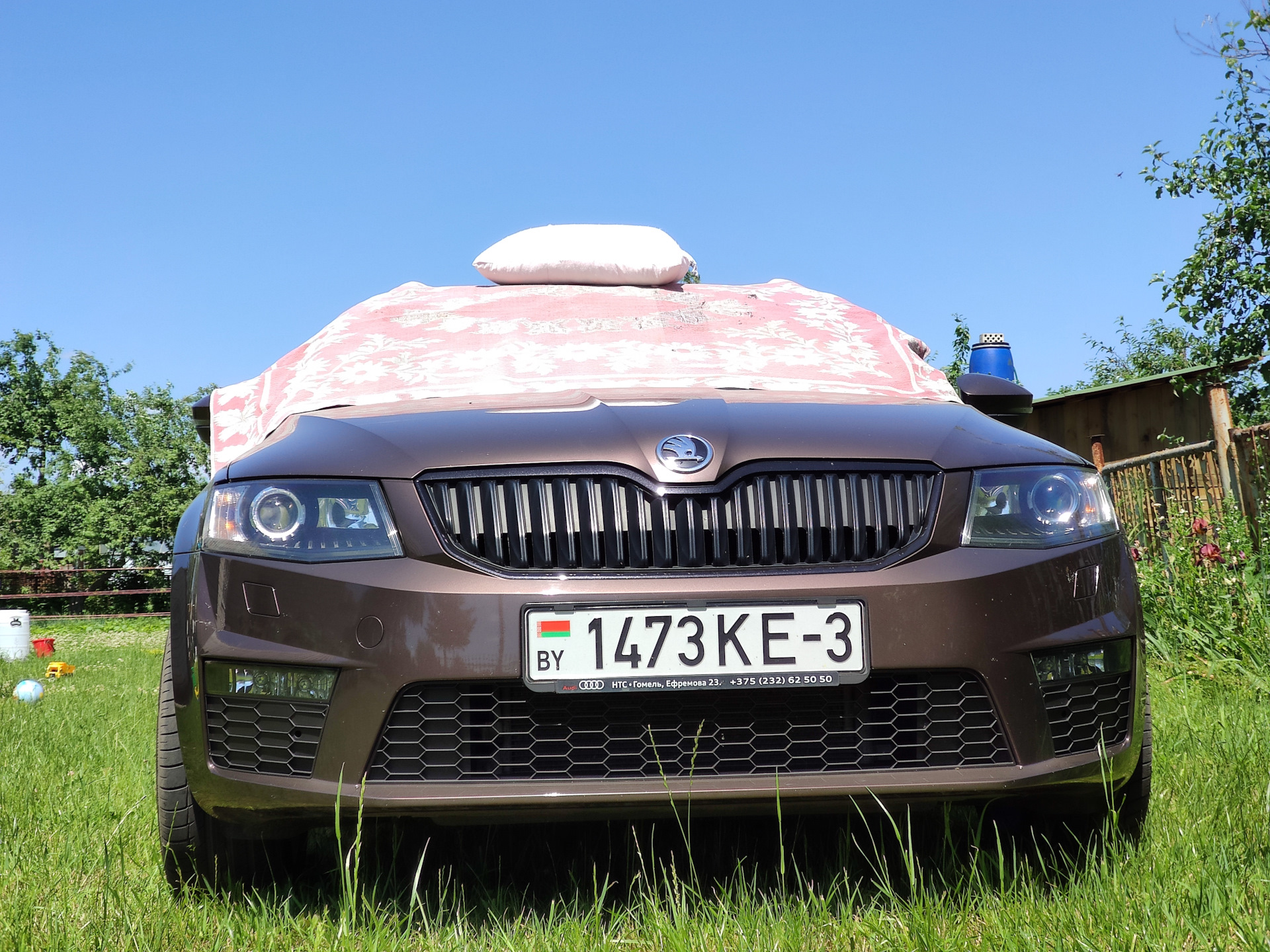 Вставки переднего бампера в стиле RS — Skoda Octavia Combi A7 Mk3, 1,4 л,  2013 года | тюнинг | DRIVE2