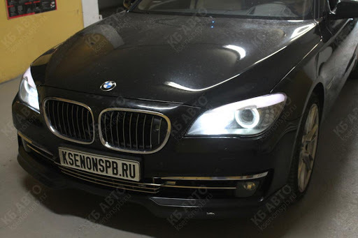 Замена диода в ресничках на белые — BMW 7 series (F01/02), 4,4 л, 2010 ...
