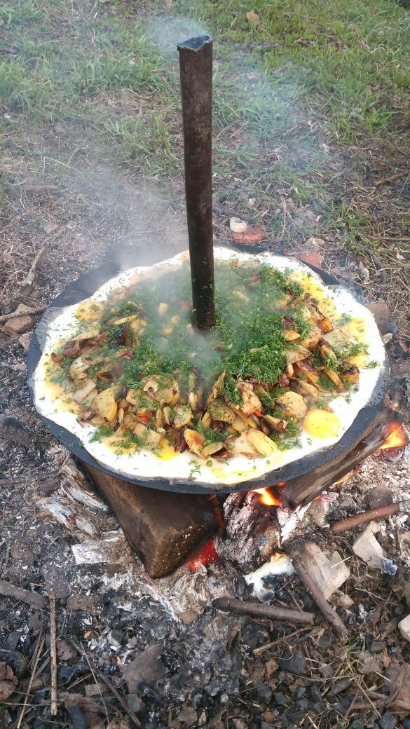 Купил котелок новый для дачи, думаю-что бы вкусное в нем варить раз в