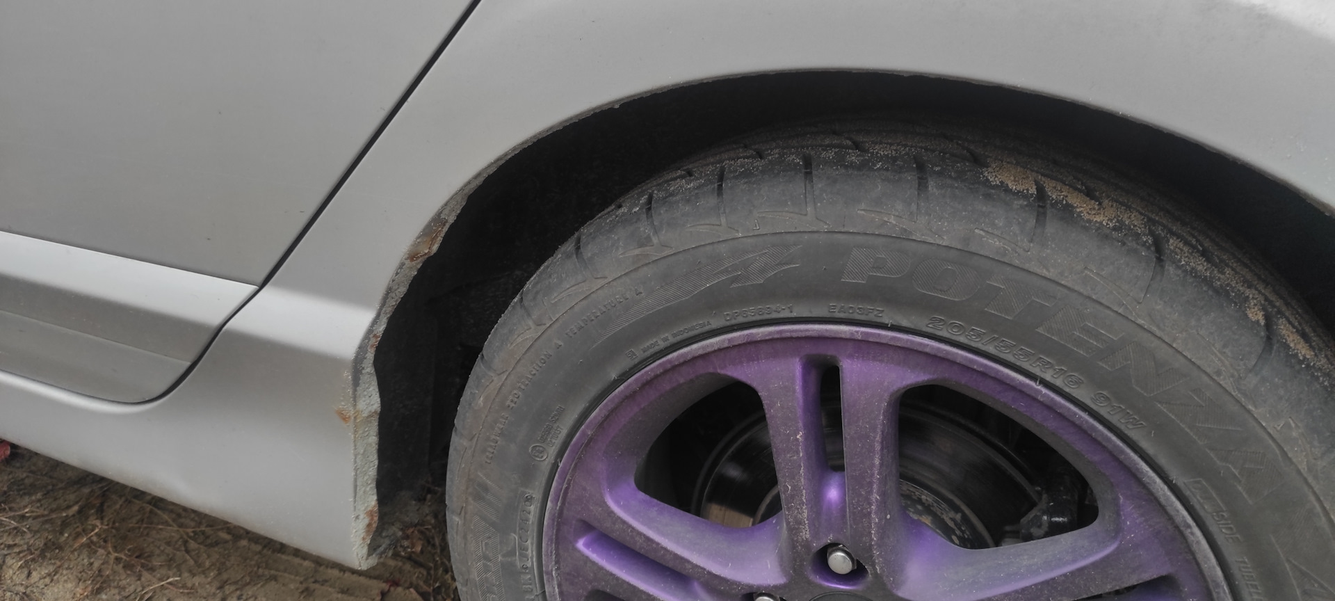 Арка, долгожданная запчасть) — Honda Civic 4D (8G), 1,3 л, 2008 года ...