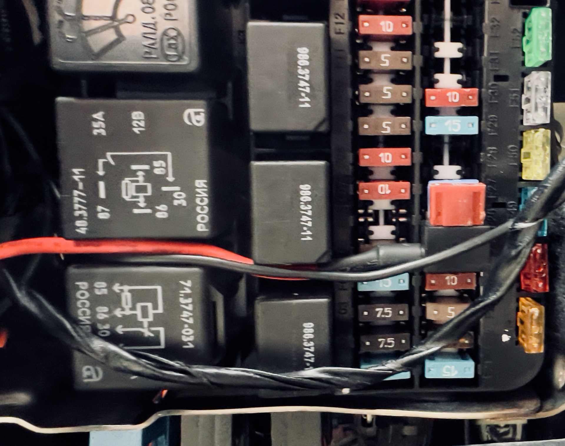 Питание к радар-детектору — Lada Гранта Cross, 1,6 л, 2021 года ...