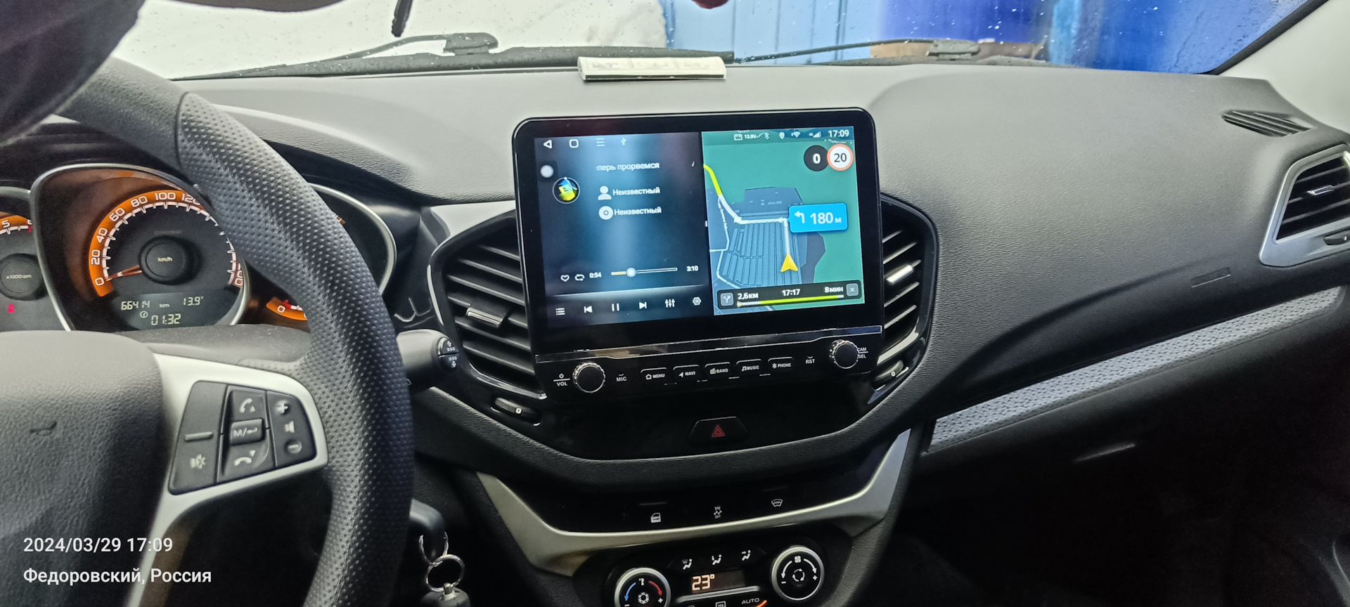 Новая магнитола TOPWAY TS18, 4/64 — Lada Vesta SW Cross (1G), 1,6 л ...